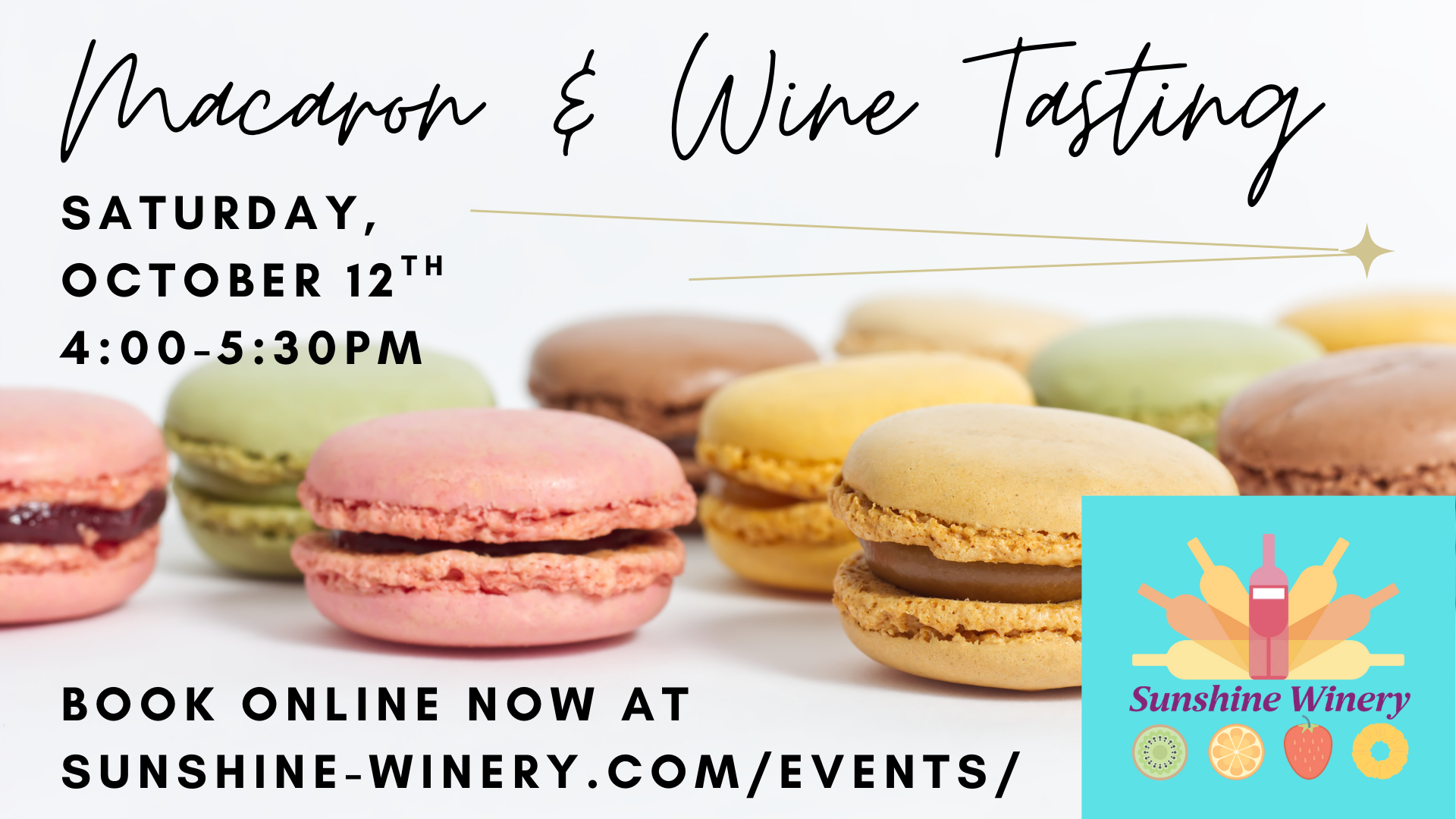 Macaron and Wine Tasting - October 2025