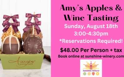 Amy’s Apples and Wine Tasting (Summer Session)