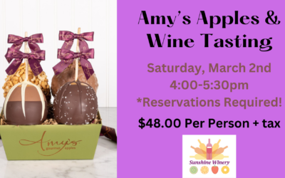 Amy’s Apples and Wine Tasting
