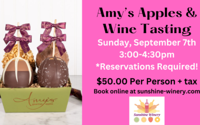 Amy’s Apples and Wine Tasting